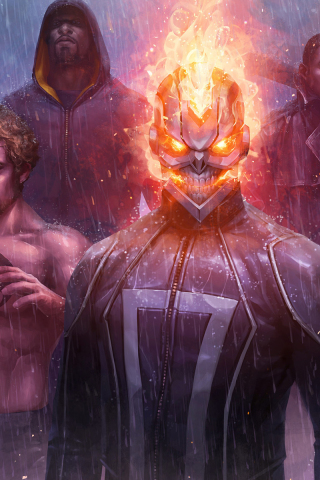Marvel: Future Fight, video game, superheroes, 240x320 wallpaper