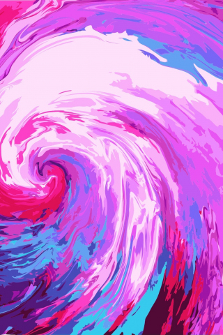 Swirl, abstract, glitch art, 320x480 wallpaper