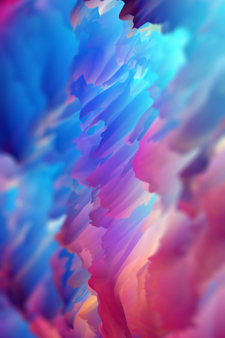 Surface, colorful, abstract, bright, 240x320 wallpaper