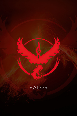 Download wallpaper 240x320 valor of pokemon go, logo, art, old mobile, cell  phone, smartphone, 240x320 hd image background, 27059