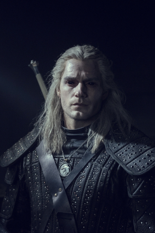 Geralt of Rivia, Henry Cavill, The Witcher, TV Show, 2020, 240x320 wallpaper