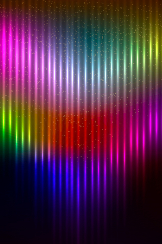 Abstract, colorful, glowing stripes, 240x320 wallpaper