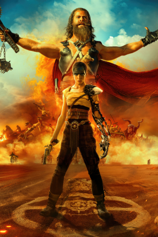 Movie, Furiosa: A Mad Max Saga, fantasy movie, 2024, 240x320 wallpaper