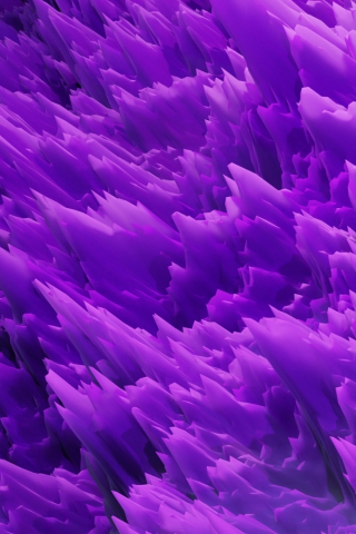 Random purple spikes, abstract texture, 240x320 wallpaper