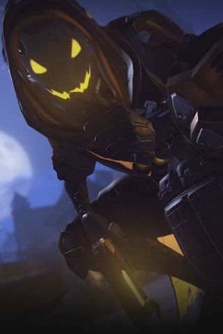Download 240x3 Wallpaper Ana Overwatch Halloween Mask Video Game Old Mobile Cell Phone Smartphone 240x3 Hd Image Background 5908