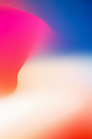 Iphone x, stock, colorful gradient, abstract, 240x320 wallpaper