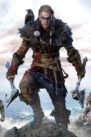 Vikings, game, Assassin's Creed Valhalla, 2020, 240x320 wallpaper