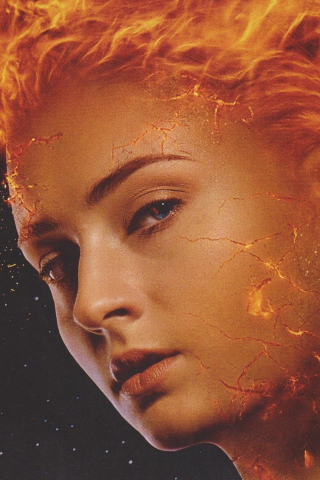 Sophie turner, X-Men: Dark Phoenix, 2018 movie, poster, 240x320 wallpaper