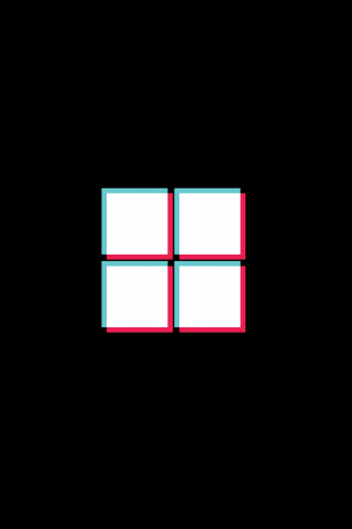 Windows' logo X tiktok, dark, 240x320 wallpaper
