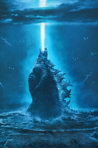 Godzilla: King of The Monsters, movie, 2019, 240x320 wallpaper