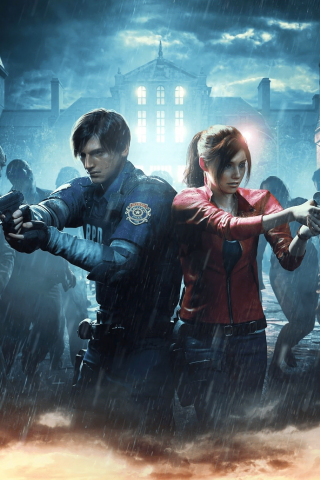 Resident Evil 2, 2019 game, 240x320 wallpaper