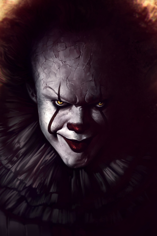 Pennywise, the dancing clown, art, 240x320 wallpaper