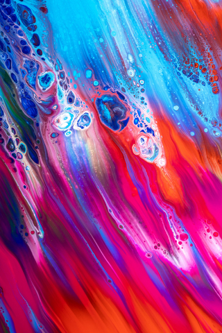 Colorful, spots, texture, abstract art, 240x320 wallpaper