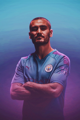 Sports, footballer, İlkay Gündoğan, 240x320 wallpaper