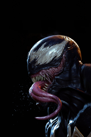 Creepy and dark, villain, venom, art, 240x320 wallpaper