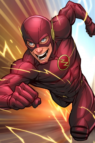 Speedster, the flash, dc comics, superhero, 240x320 wallpaper