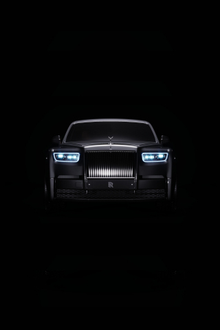 Front, Rolls-Royce Phantom, portrait, 240x320 wallpaper
