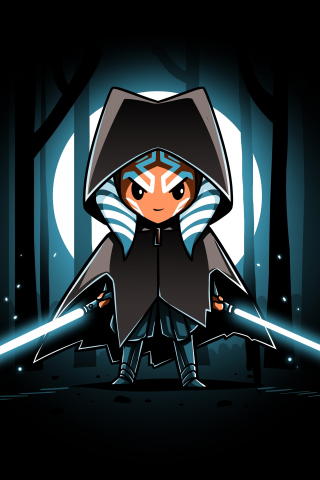 Download 240x320 Wallpaper Star Wars Ahsoka Tano Jedi Old Mobile Cell Phone Smartphone 240x320 Hd Image Background 27173