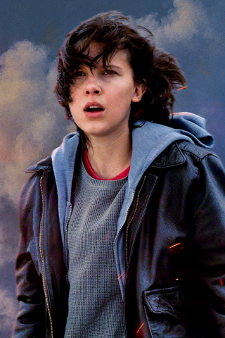 Godzilla: King of the Monsters, 2019 movie, Millie Bobby Brown, 240x320 wallpaper