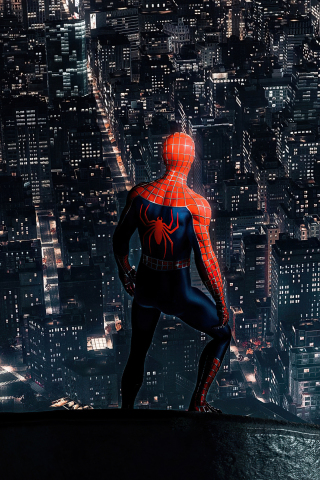 2022 game, Spiderman Remastered, PS5, 240x320 wallpaper