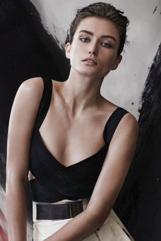 Andreea Diaconu, beautiful, celebrity, 240x320 wallpaper