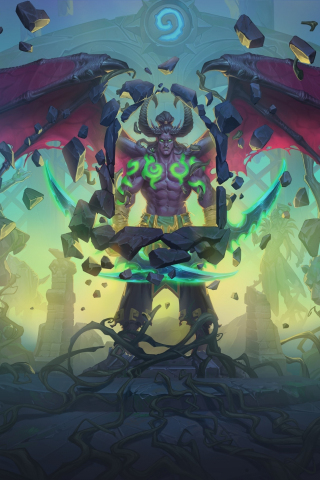 Game, devil, Hearthstone, Heroes of the Storm, Online game, 240x320 wallpaper