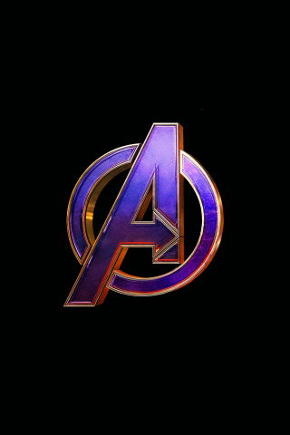 Avengers: Endgame, movie, logo, 240x320 wallpaper