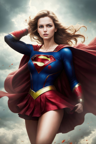 Hot Supergirl, 2023, 240x320 wallpaper