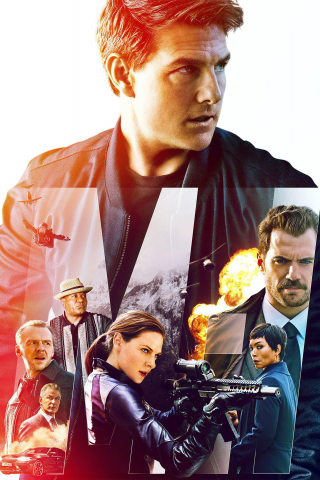 Mission: Impossible – Fallout, 2018 movie, poster, 240x320 wallpaper