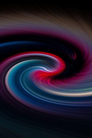 Abstract, spirals pattern, multi-colored lines, 240x320 wallpaper