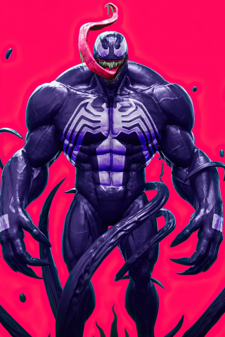 Venom, 2020, parasite, art, 240x320 wallpaper