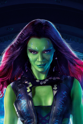 Gamora, Guardians of the Galaxy, 240x320 wallpaper
