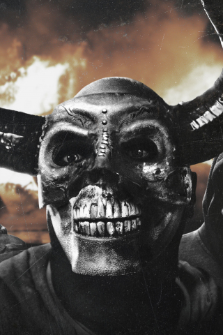 The first purge, horror movie, bandits, 2018, 240x320 wallpaper