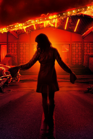 Bad Times at the El Royale, silhouette, Cailee Spaeny, movie, 240x320 wallpaper