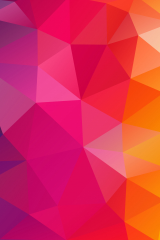 Colorful shapes, abstract, triangles, 240x320 wallpaper