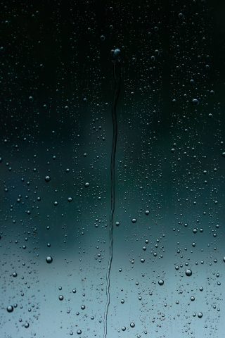 Droplets, glass window, surface, 240x320 wallpaper