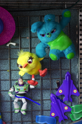 Toy Story 4, buzz lightyear, fluffy toys, movie, 240x320 wallpaper