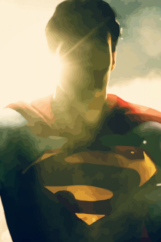 Superman, dc comics ,heroes, art, blur, 240x320 wallpaper