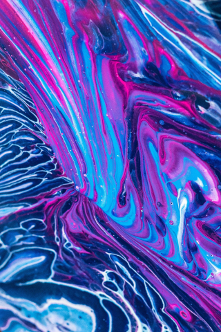 Purple theme, fluid art, artwork, 240x320 wallpaper