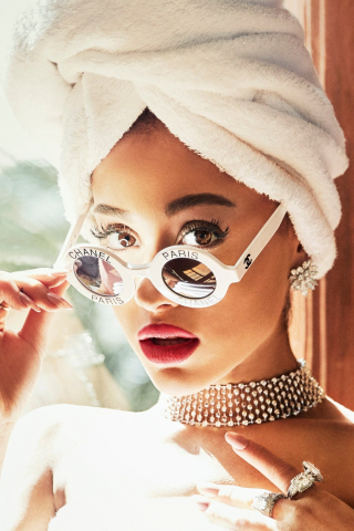 Sunglasses, singer, celebrity, Ariana Grande, 240x320 wallpaper