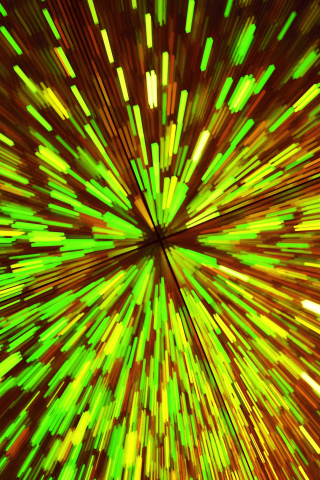 Abstract, yellow-green bar, fractal, glow, sparks, 240x320 wallpaper