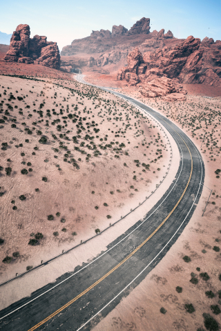 Need for Speed Payback, landscape, road, turn, 240x320 wallpaper