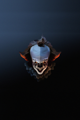 Pennywise, The Clown, halloween, artwork, 240x320 wallpaper