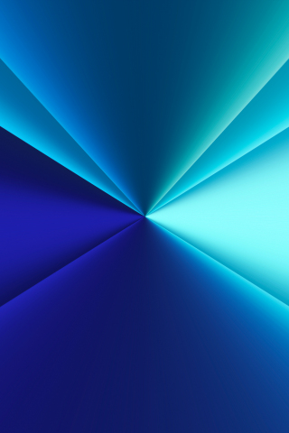 Blue lights conjunction formation, lines, abstraction, 240x320 wallpaper