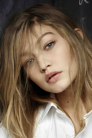 Gigi Hadid, gorgeous model, 2018, 240x320 wallpaper