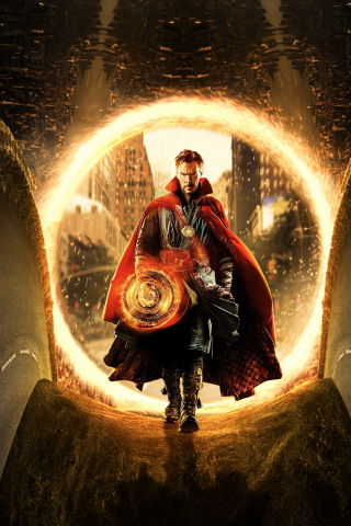 Movie, Doctor Strange, marvel, Benedict Cumberbatch, 240x320 wallpaper