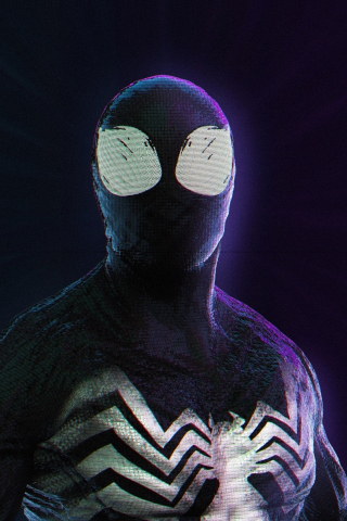Venom, marvel villain, art, 240x320 wallpaper