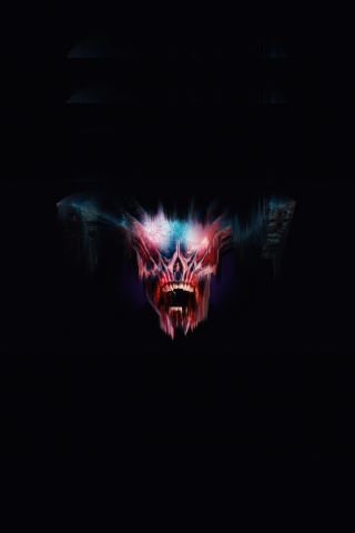 Doom Eternal, skull, video game, dark art, 240x320 wallpaper