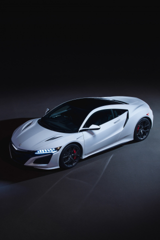 Download 240x320 Wallpaper Acura Nsx White Sports Car 2019 Old Mobile Cell Phone Smartphone 240x320 Hd Image Background 18587