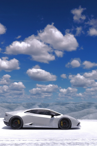 Forza Motorsport 7, video game, sports car, landscape, 240x320 wallpaper